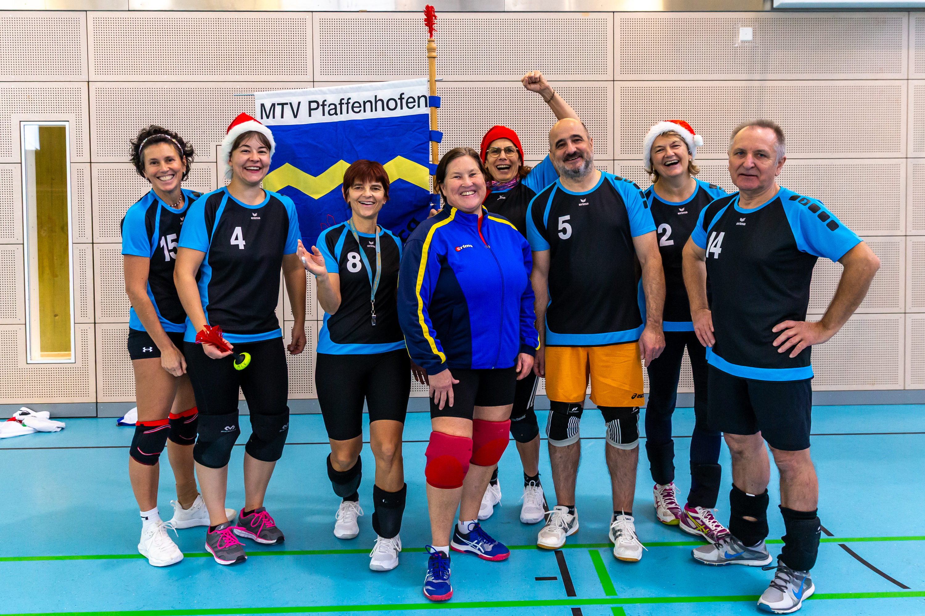 Vierter Platz Ausrichter und Titelverteidiger „MTV Pfaffenhofen“, diesmal mit einer Mixed-Mannschaft.